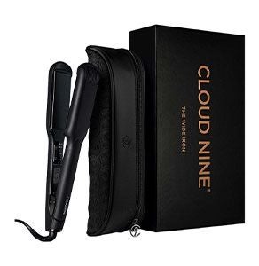 How to curl hair with a wide straightener shop