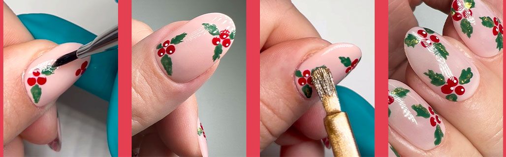 10 Surprise Christmas Nail Art Ideas! | BeautyBigBang