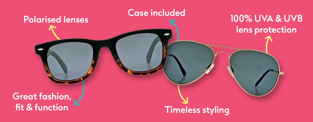 Different types of store polarized sunglasses