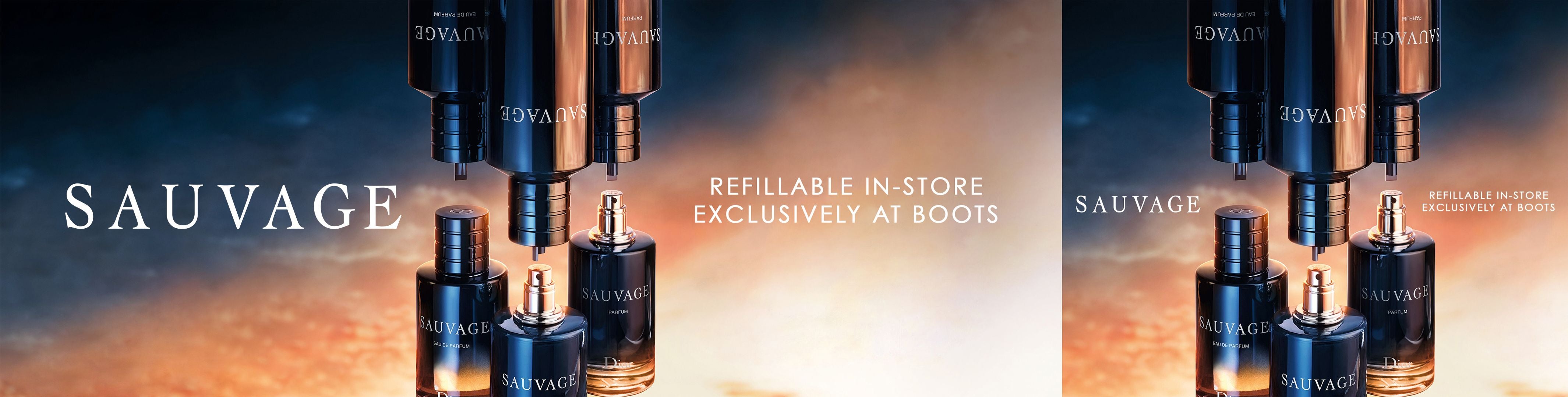 Sauvage Parfum Refillable Citrus and Woody Fragrance  DIOR