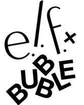 e.l.f. x bubble logo