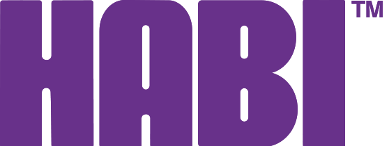 Habi logo in purple