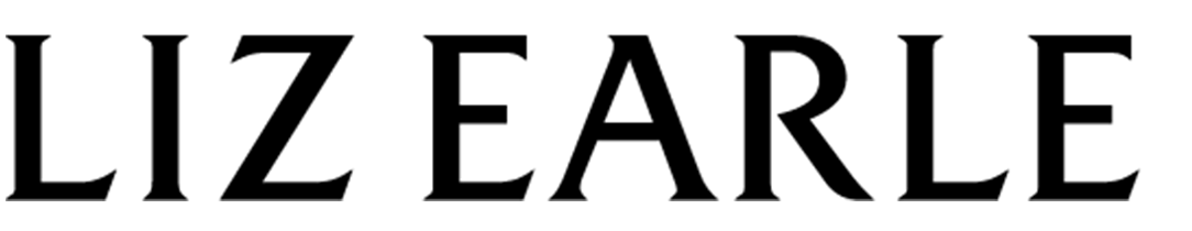 The Liz Earle logo in black colouration