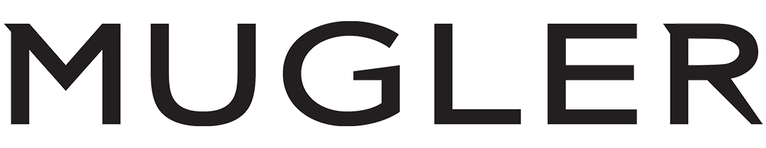 MUGLER logo in black