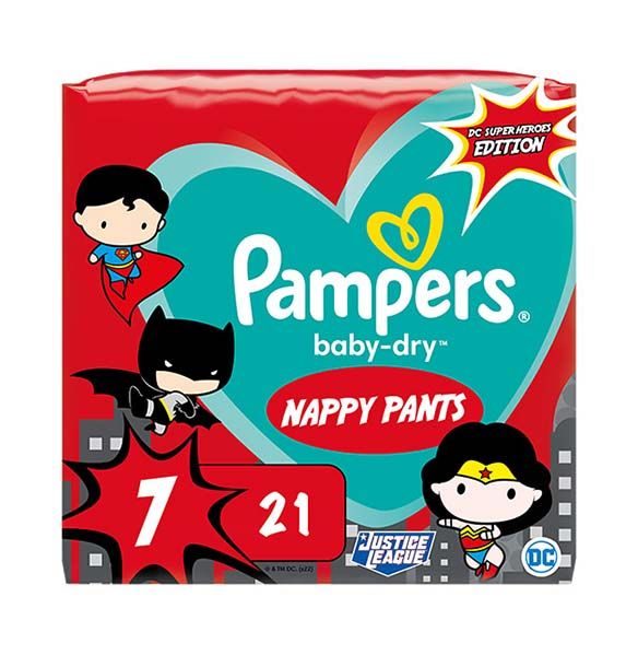 Pampers nappy pants best sale size 7 boots