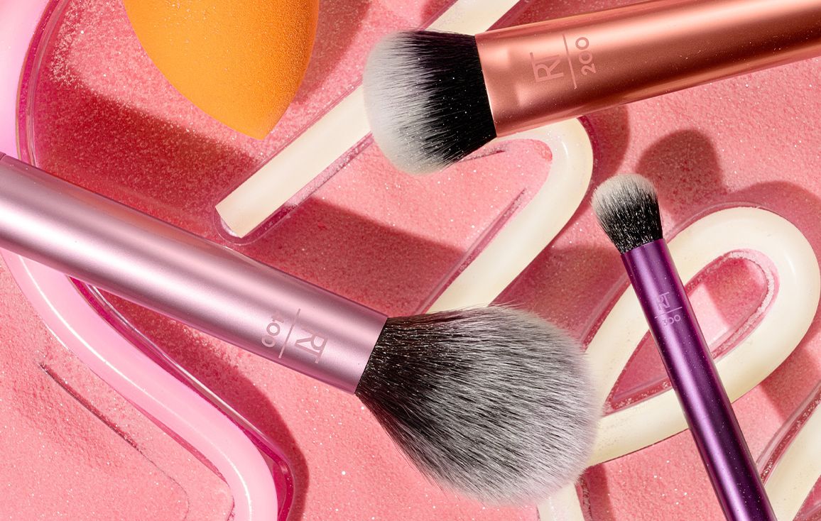 Real Techniques Level Up Brush And Sponge Kit, Makeup Brushes For