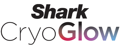 Shark CryoGlow logo in black