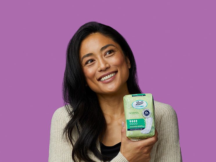 Incontinence pads store boots