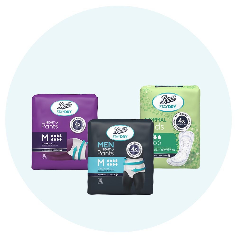 Boots night time incontinence pants on sale