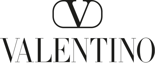 Valentino logo in black