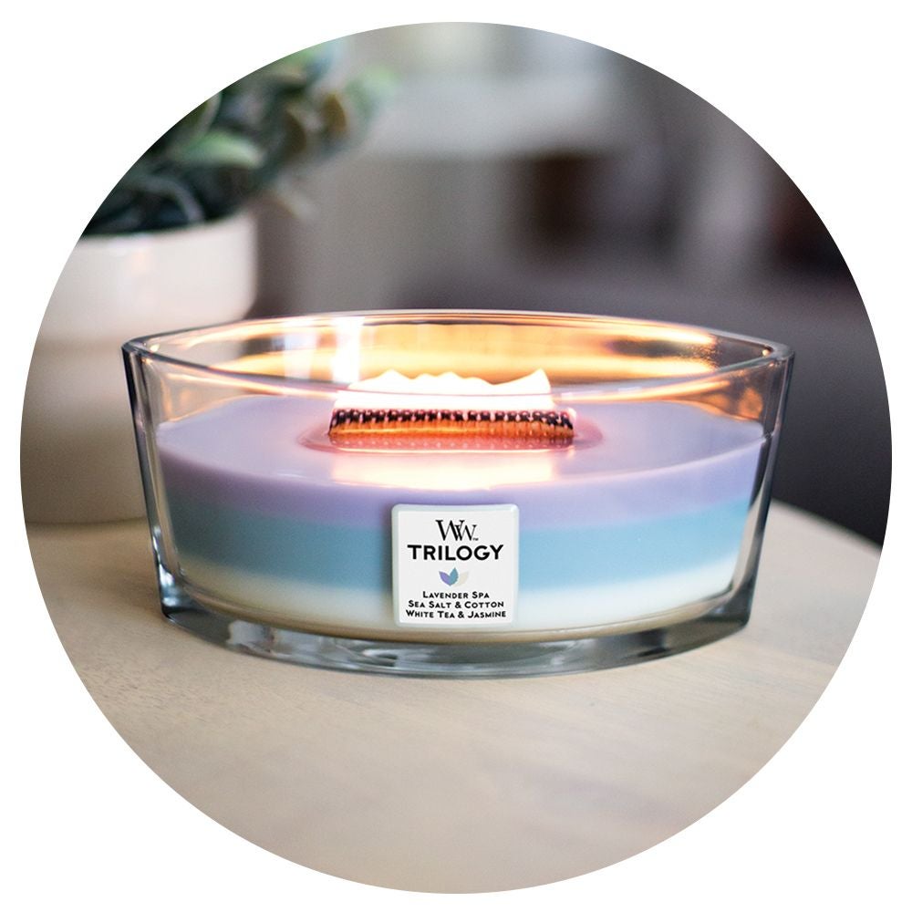 Woodwick store trilogy candles