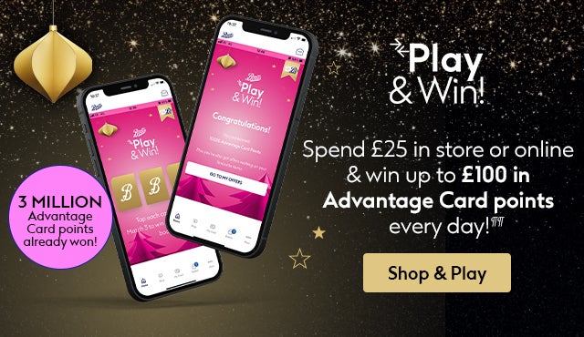 Play & win! Shop now